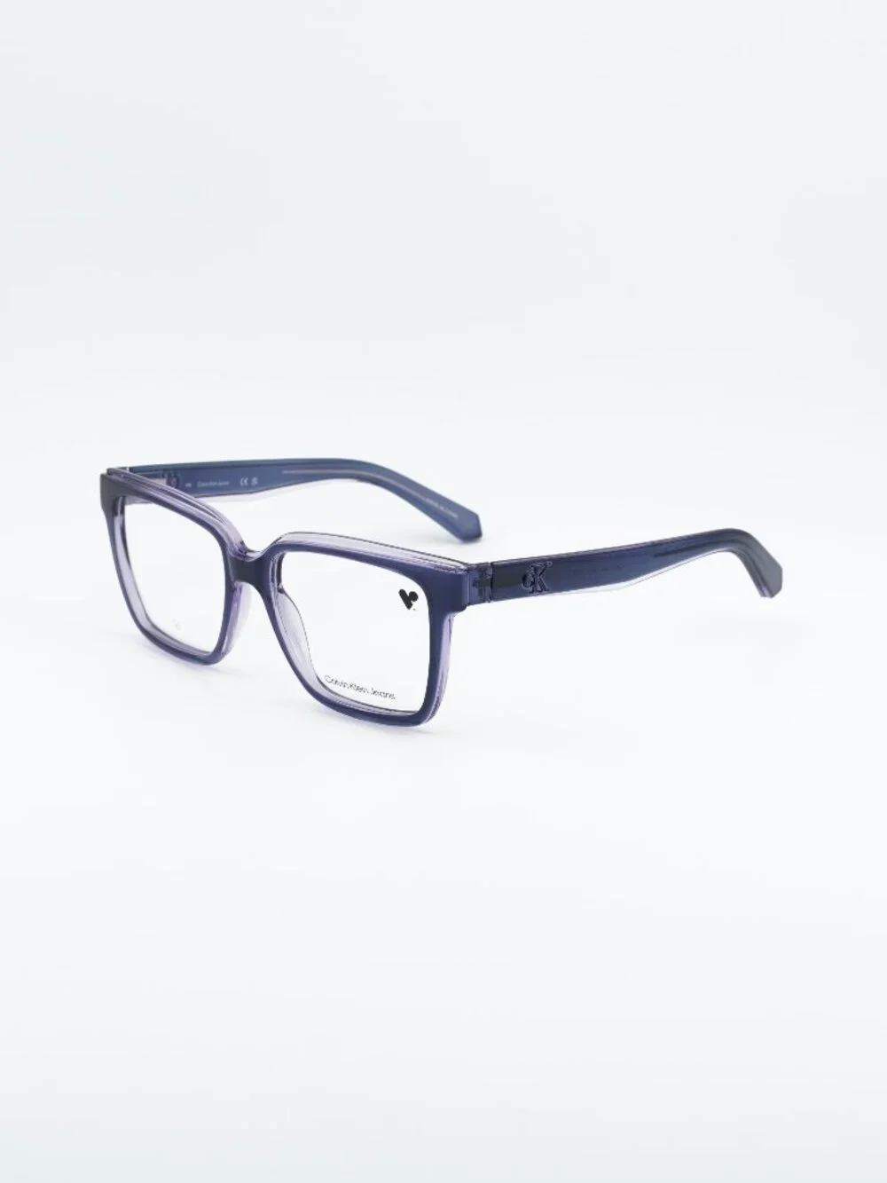 Calvin Klein Jeans CKJ24619 400 Eyeglasses Blue 53mm Square Frame